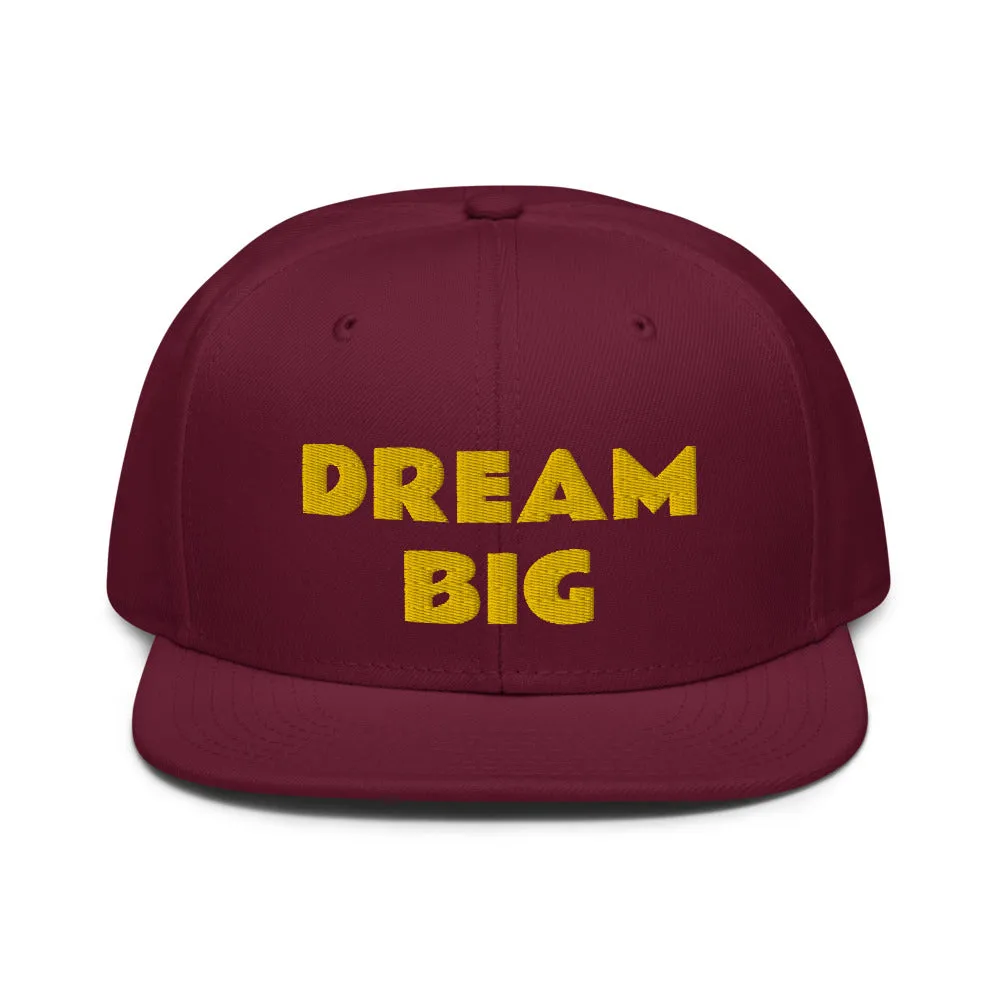 Snapback Hat "1052-0011 Dream Big (Yellow Logo)"