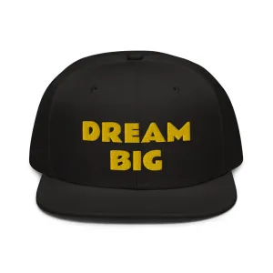 Snapback Hat "1052-0011 Dream Big (Yellow Logo)"