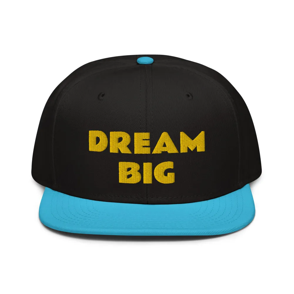 Snapback Hat "1052-0011 Dream Big (Yellow Logo)"