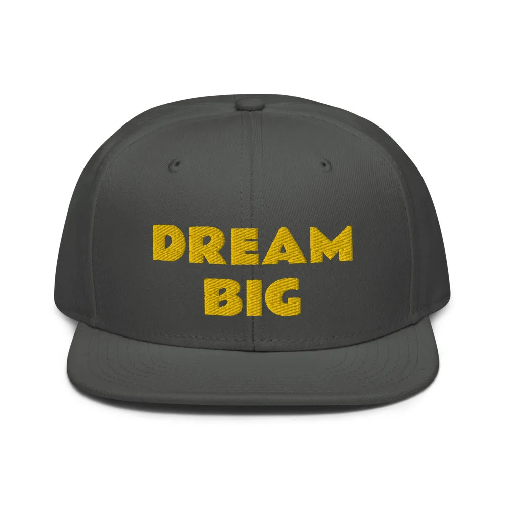 Snapback Hat "1052-0011 Dream Big (Yellow Logo)"