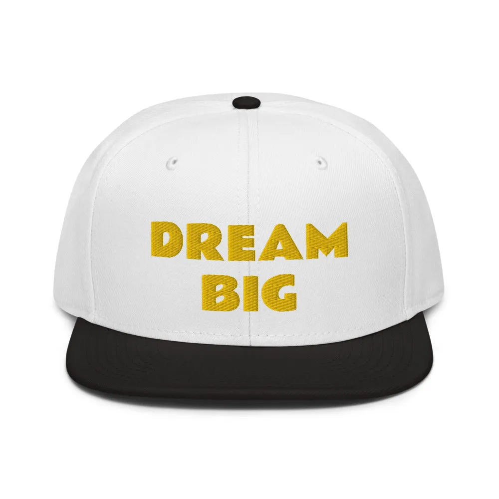 Snapback Hat "1052-0011 Dream Big (Yellow Logo)"