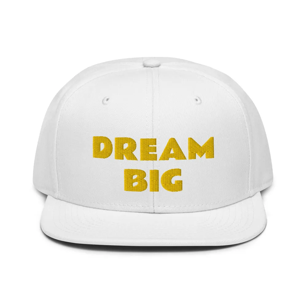Snapback Hat "1052-0011 Dream Big (Yellow Logo)"