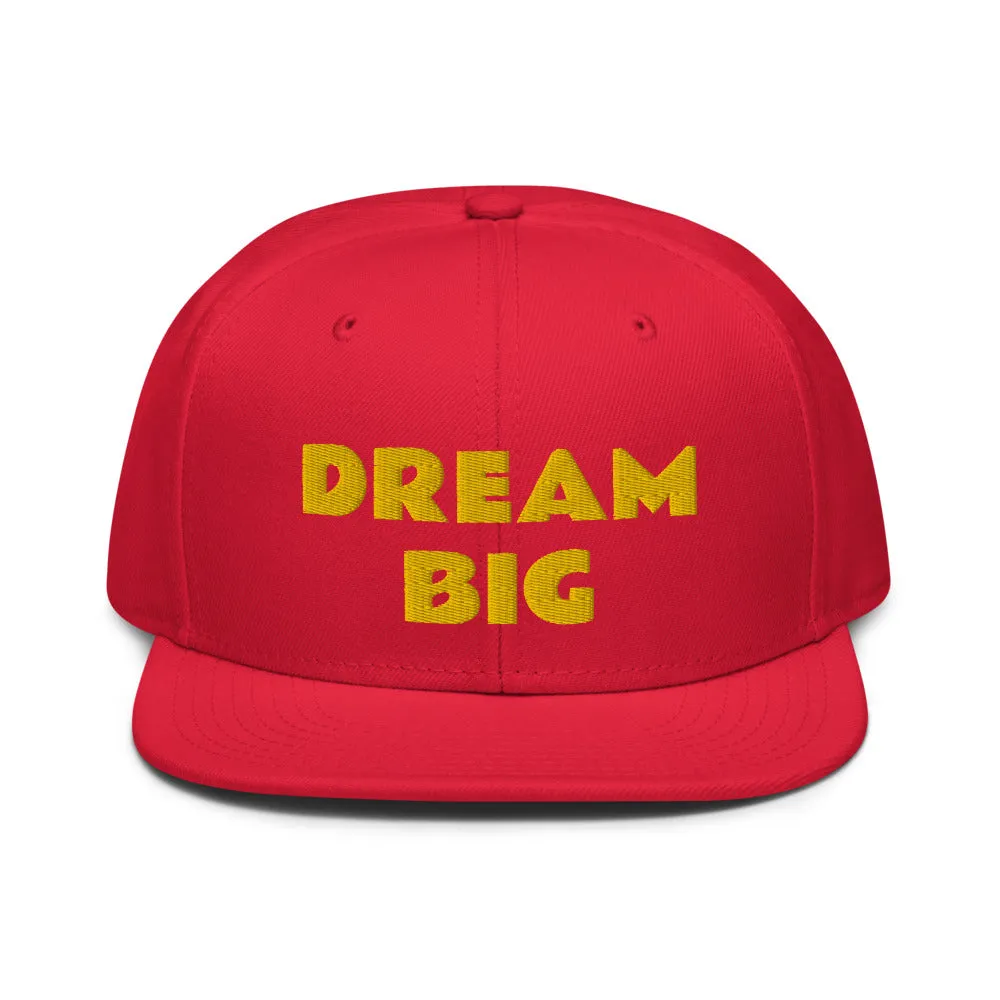 Snapback Hat "1052-0011 Dream Big (Yellow Logo)"