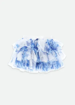 Snowdrop Pip Blue Flower Baby Skirt