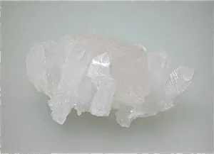 SOLD Calcite and Quartz, Kruchev dol Mine, Madan District, Smolyan Oblast, Bulgaria, Mined 2012, Miniature 3.0 x 3.0 x 6.0 cm, $50.  Online 7/3