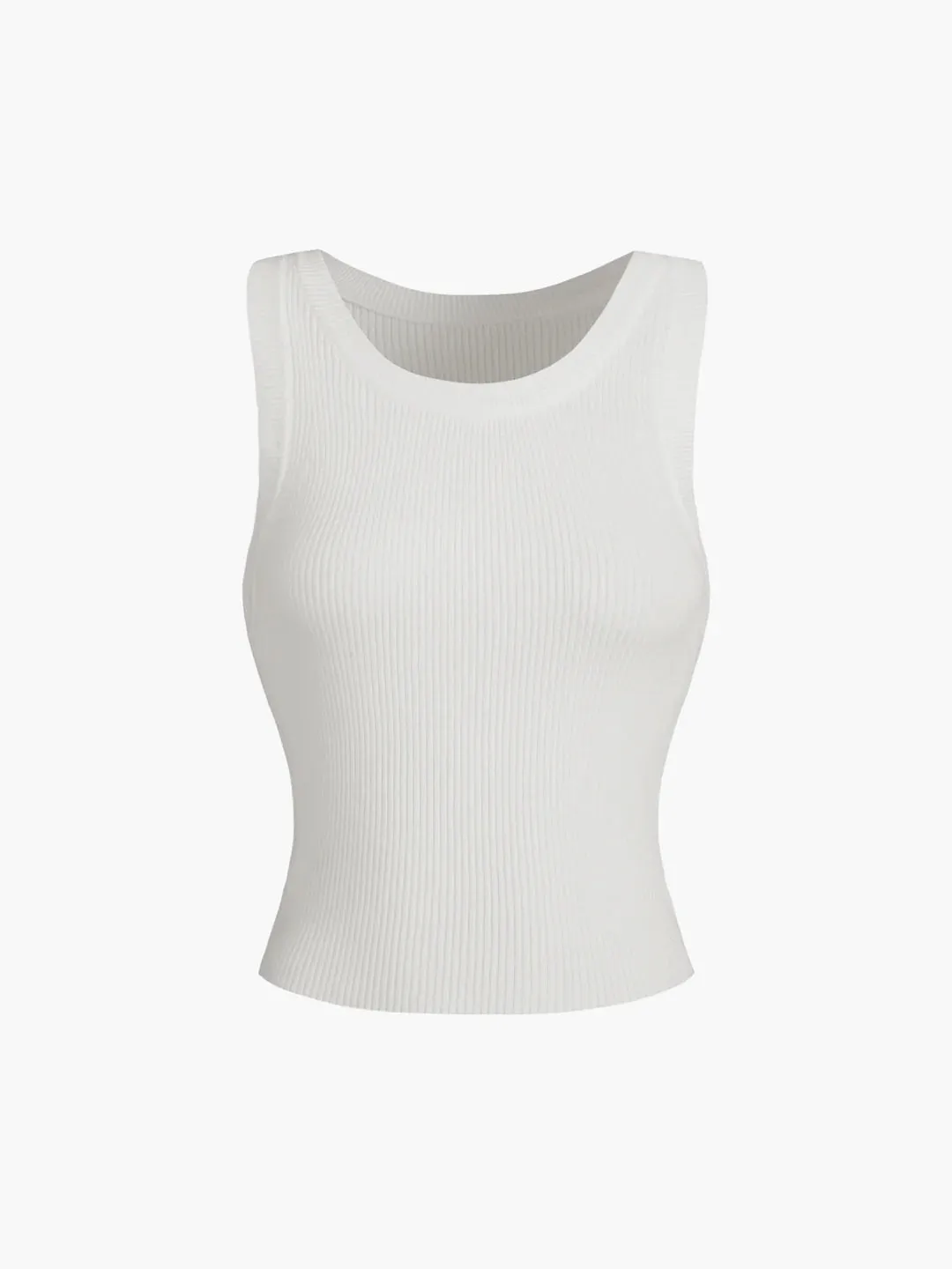 Solid Ribbed Sweater Top