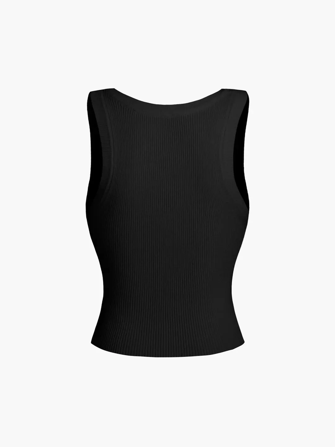 Solid Ribbed Sweater Top