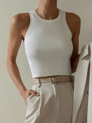 Solid Ribbed Sweater Top