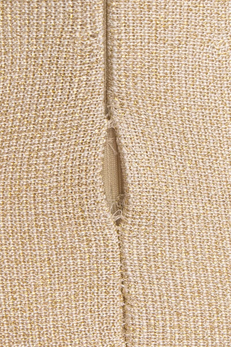 St John Gold Dress SZ 6