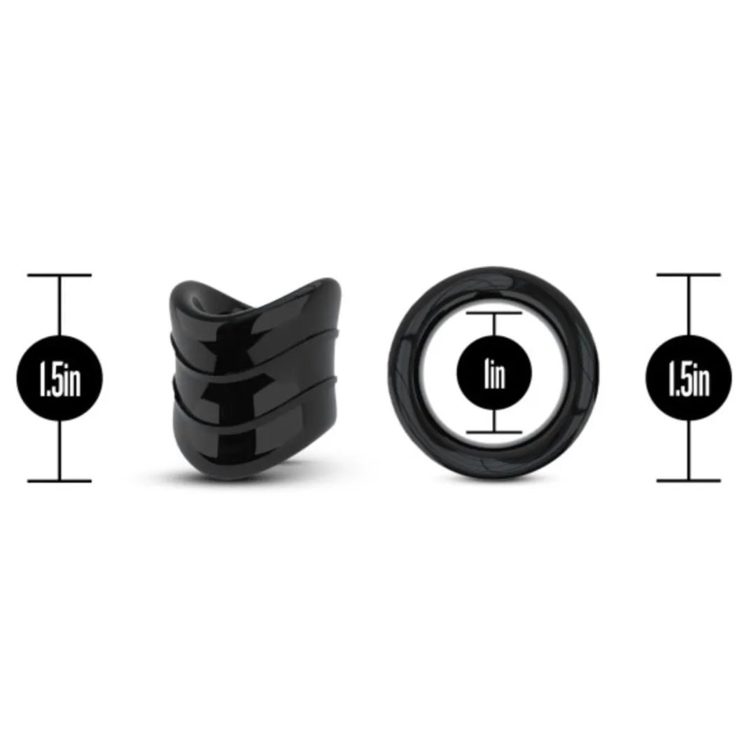 Stay Hard X Long 1 Inch Beef Ball Stretcher Snug Ring