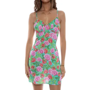STRAWBERRY FIELDS - Ruched Bust Cami Dress