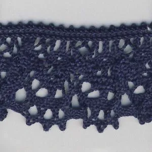 Stretch Torchon Lace #47 Night Blue