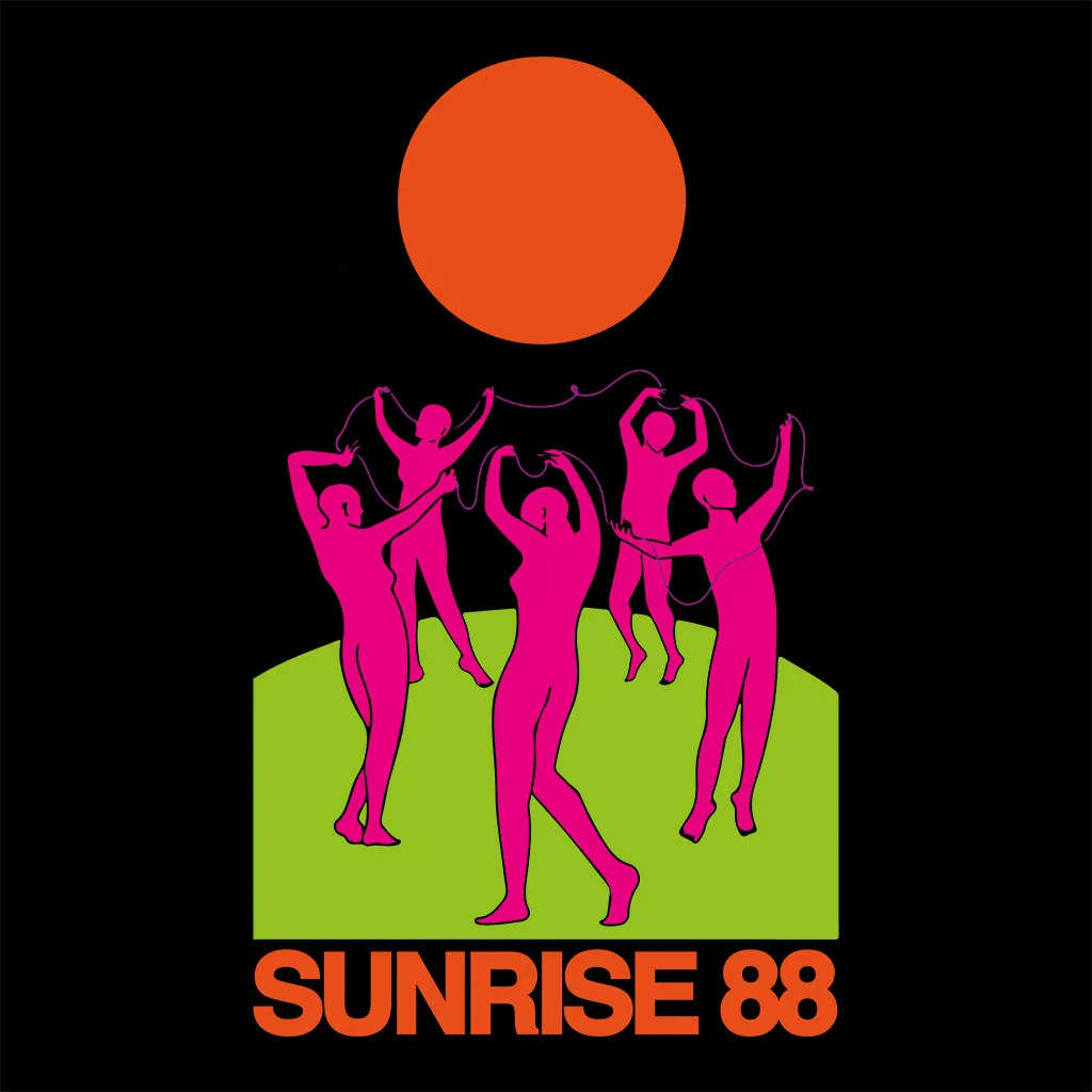 Sunrise 88 Pink Unisex Cruiser Iconic Hoodie
