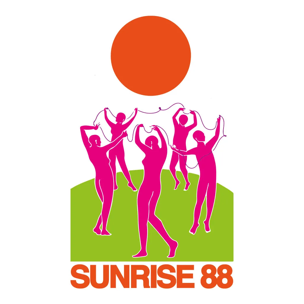 Sunrise 88 Pink Unisex Cruiser Iconic Hoodie