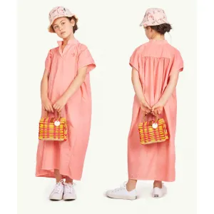 Swallow Kids Dress Pink Logo