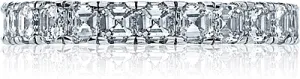 Tacori Asscher Cut Diamond Wedding Band