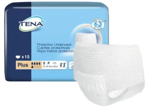 TENA® Plus Protective Incontinence Underwear, Plus Absorbency,  2X-Large