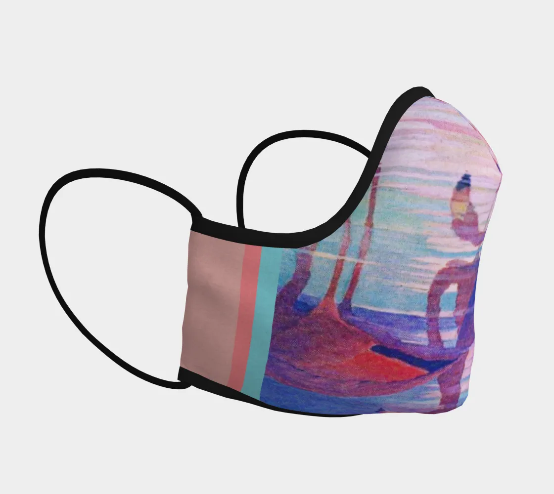 The Lucky Flamingo Face Mask