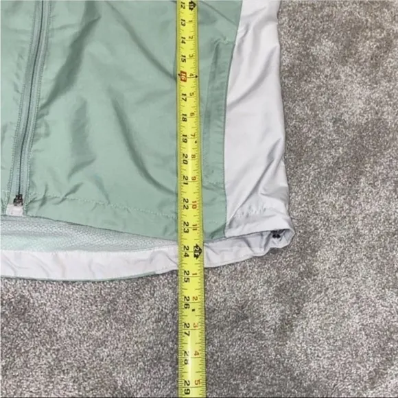 The North Face Jacket Hydrenalite Windproof Breathable Hood‎ Size M Green White