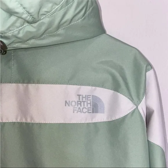 The North Face Jacket Hydrenalite Windproof Breathable Hood‎ Size M Green White