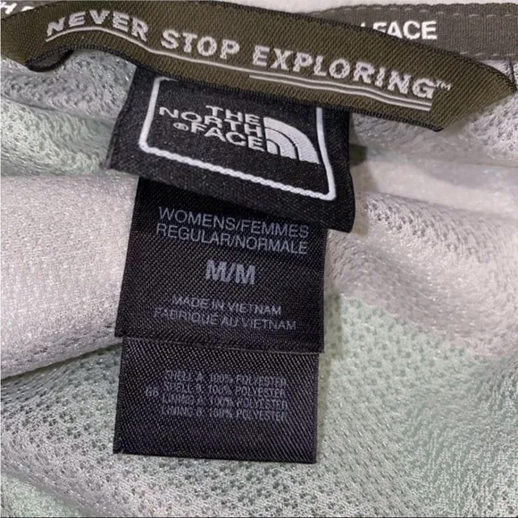 The North Face Jacket Hydrenalite Windproof Breathable Hood‎ Size M Green White