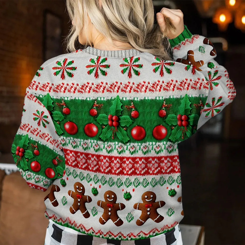This Is My Christmas Movie Watching Sweater - Personalized Ugly Sweater
