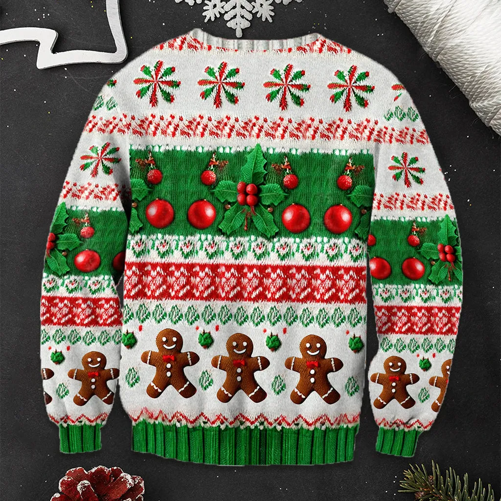 This Is My Christmas Movie Watching Sweater - Personalized Ugly Sweater