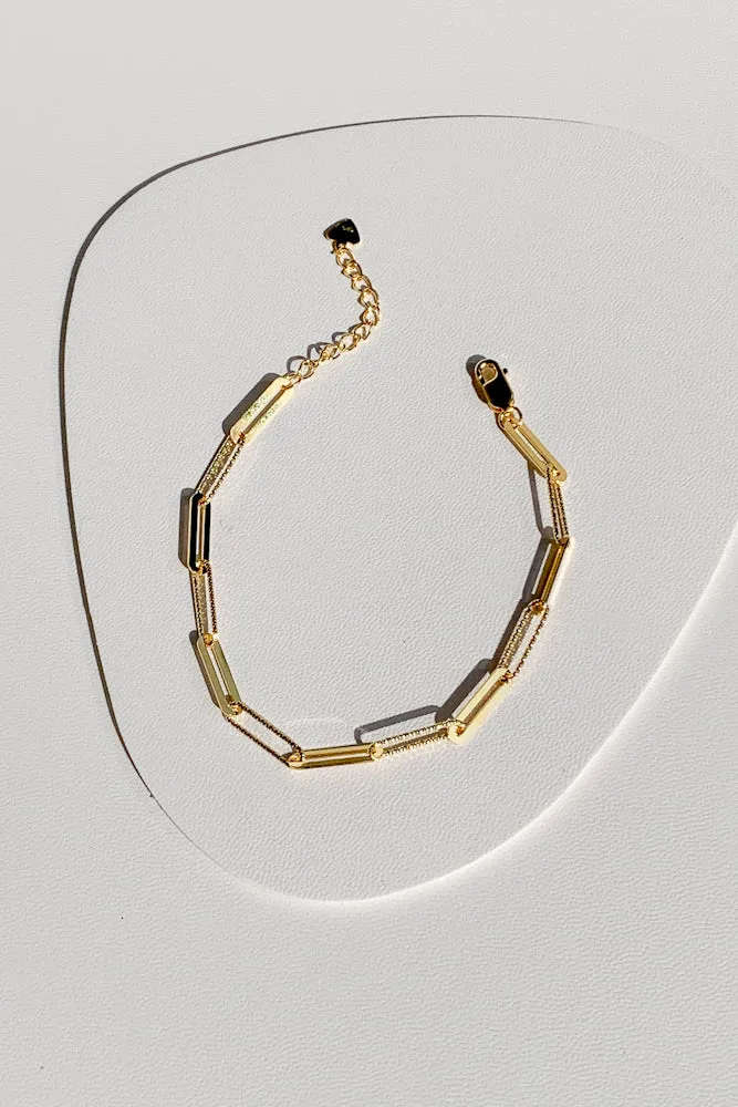 Veda Linked Chain Bracelet (925 Silver)