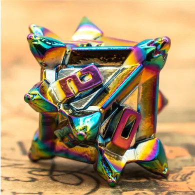 Warrior's Flail: Mystic - Metal RPG Dice Set