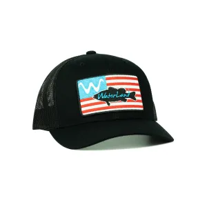 WaterLand Flag SnapBack - Black