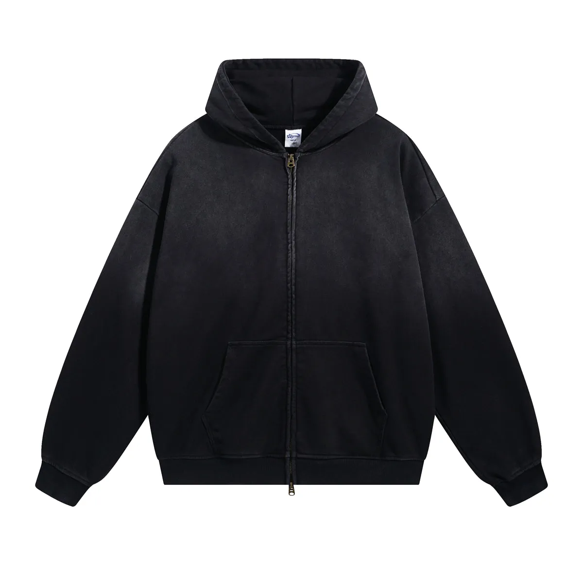 Women's Faded Double Slider Zip Hoodie
