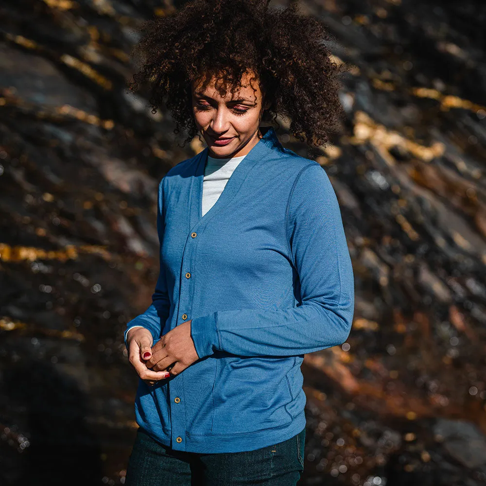 Womens Larvik Merino Cardigan