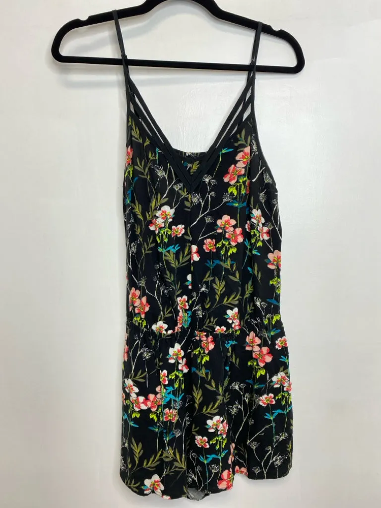 Womens Size Sm Misses Black Express Romper