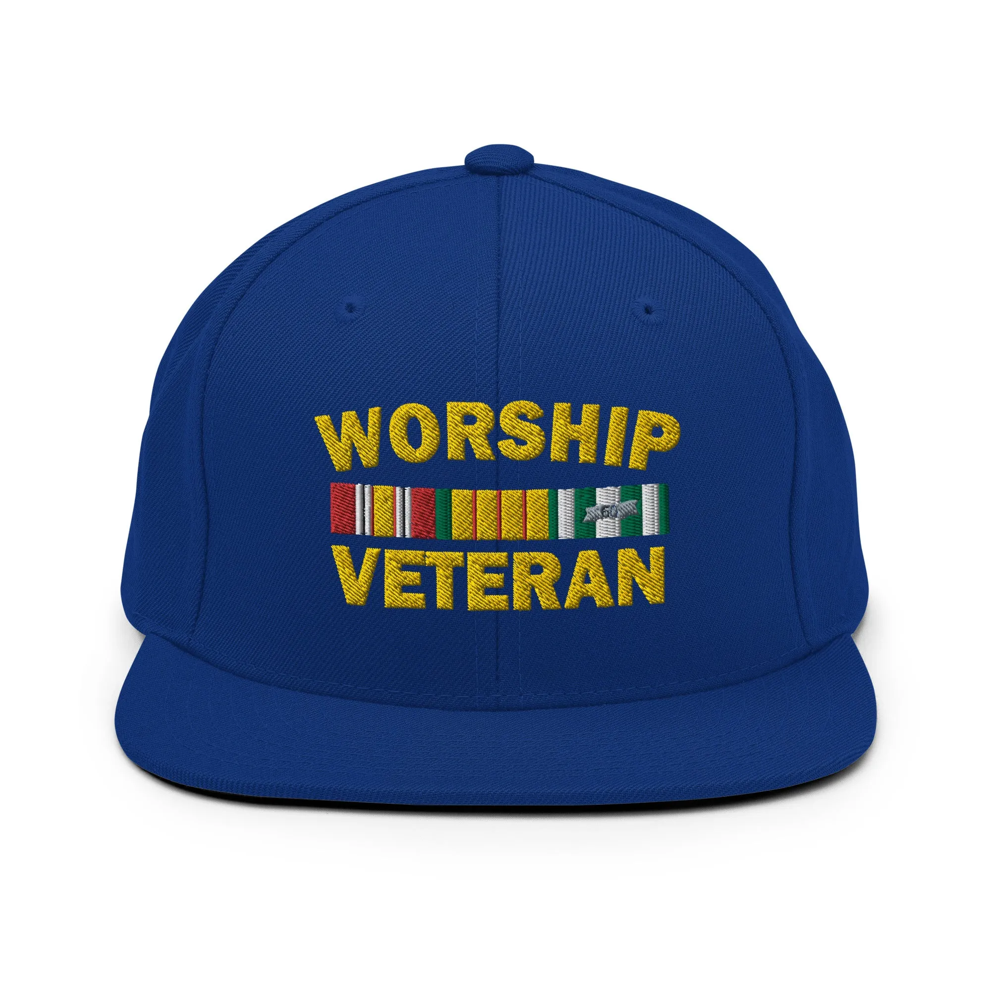 Worship Veteran Snapback Hat