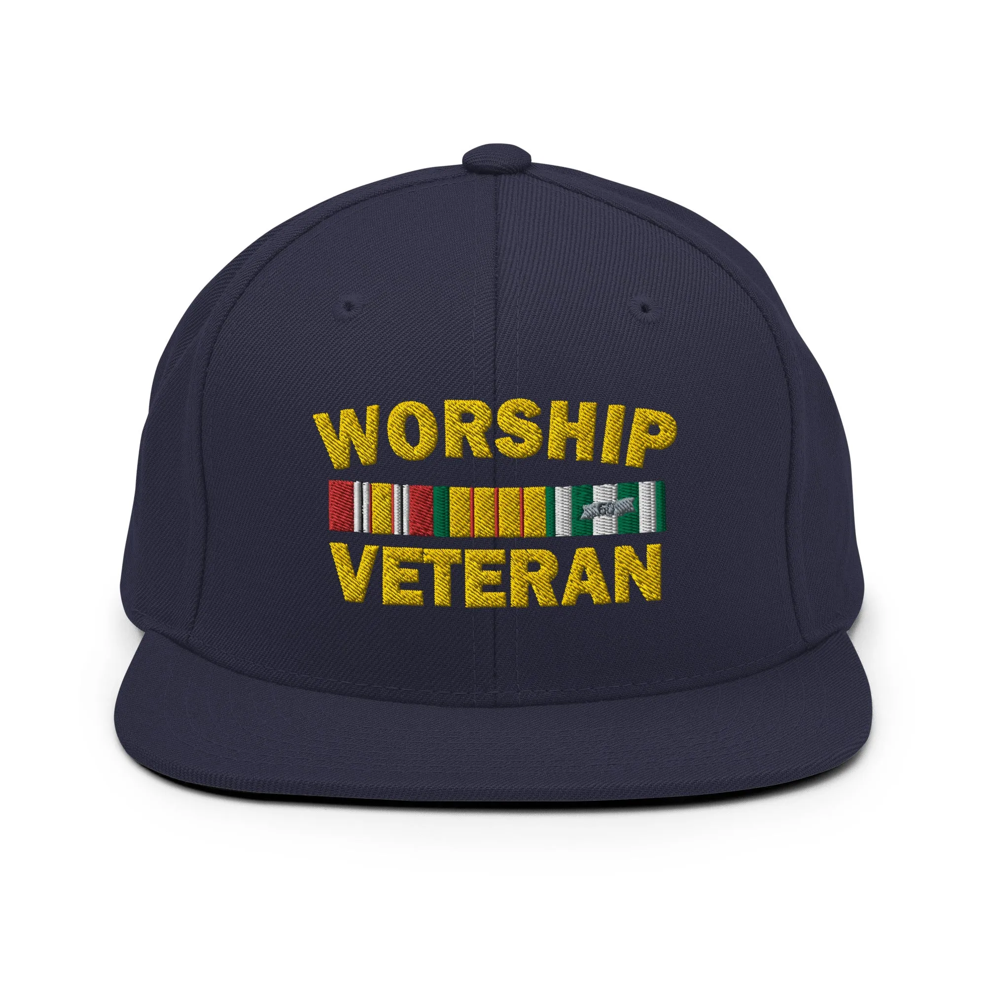 Worship Veteran Snapback Hat