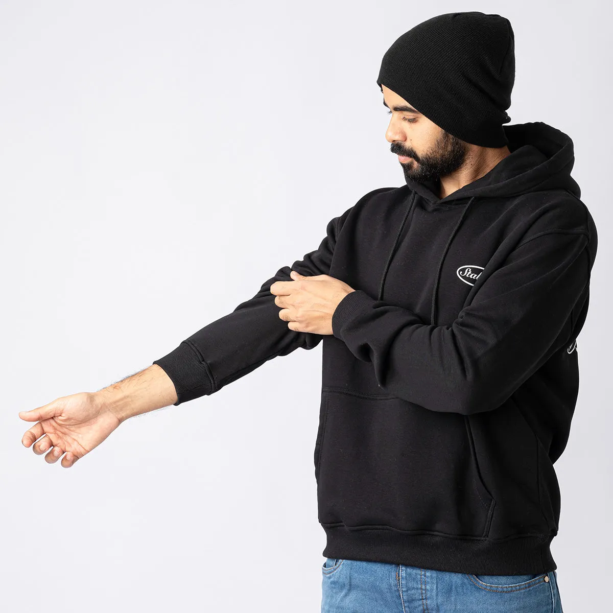 Zikr Hoodie. Black